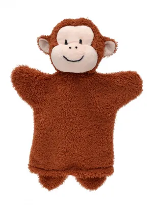 Produktbild von Handpuppe Affe 26 cm Braun, 20333A