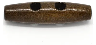 Produktbild von 5 Knebelknopf Holz, 5 x 1,3 cm, dunkelbraun
