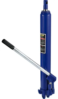 Zdjęcie produktu dla VEVOR Hydrauliczny podnośnik z długim ramieniem, udźwig 8 ton/17363 funtów, z pompą jednotłokową i podstawą widełkową, ręczny podnośnik koszowy z uchwytem, do dźwigów garażowych/sklepowych, podnośnik z napędem silnikowym, niebieski
