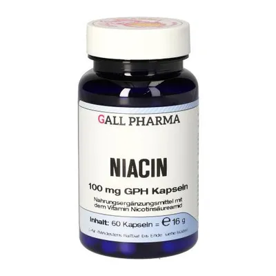 Produktbild von GALL PHARMA Niacin 100 mg GPH Kapseln, 60 St. Kapseln