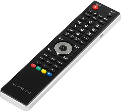Produktbild von ViVanco™37600, DTC, DTT, DTV, DVD/Blu-ray, DVDR-HDD, DVR, Heimkinosystem, PC, SAT, STB, TV, Beistellgerät, VCR, Drucktasten, Schwarz