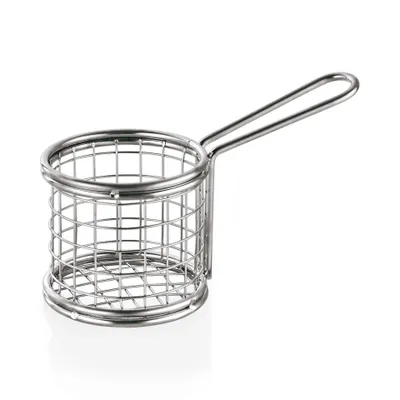 Obrázek produktu pro Servírovací koš kulatý Ø 8,5 cm z nerezové oceli