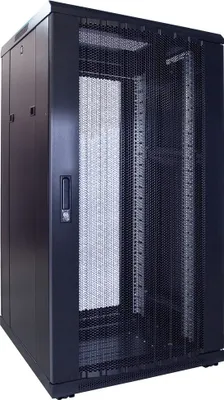 Produktbild von DSIT 22 HE 19” Serverschrank, mit perforierter Fronttür (BxTxH) 600 x 600 x 1200mm (DS6622PP)