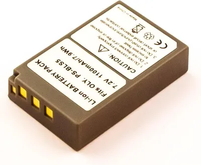 Zdjęcie produktu dla Akumulator kompatybilny z OLYMPUS BLS-5 – 7,2 V 1100 mAh 7,9 Wh Li-Ion