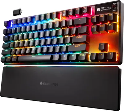 Produktbild von SteelSeries Apex Pro TKL Wireless Gen 3 - Anpassbare Gaming Tastatur mit OmniPoi