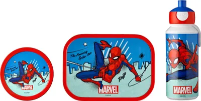 Produktbild von Mepal Lunchset Campus (Trinkflasche, Brotdose, Fruchtbox) Spiderman