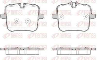 Produktbild von REMSA 1954.00 Bremsbeläge Satz Hinten Bremsklötze für BMW 5 Limousine (G30, F90) 7 (G11, G12) X5 (G05) X6 (G06, F96) X7 (G07)
