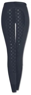Zdjęcie produktu dla E.L.T. Spodnie jeździeckie damskie, termoaktywne, sportowe, z silikonem, kolor granatowy, rozmiar 38
