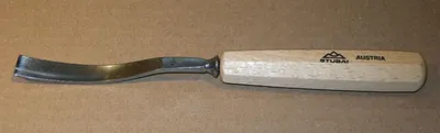 Produktbild von STUBAI Stechbeitel lang poliert Form 12, 30 mm