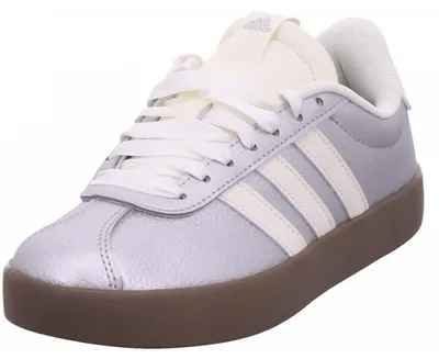 Produktbild von Adidas Damen Sneaker VL COURT 3.0 39985-5, 39985-6, 39985-7.5, 39985-8 ADI-JQ7315 silvmt/owhite/gum 6