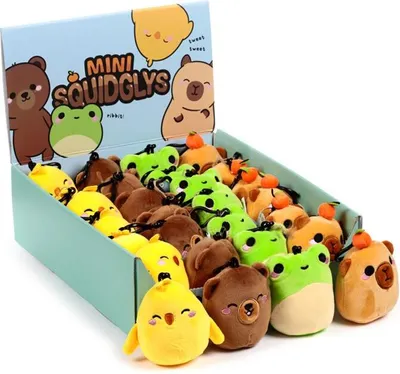 Zdjęcie produktu dla Brelok do kluczy Squidglys Plush mix - Puckator