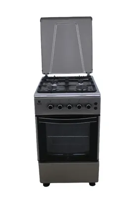 Produktbild von Gasline Gas Standherd 50cm SHGG5060AZU 4 flammig, Gasbackofen mit Thermostat, Grill und Umluft Propangas/Erdgas
