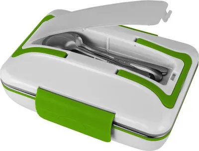 Zdjęcie produktu dla Pojemnik na żywność, podgrzewany, Warmy, Lunchbox, zielony