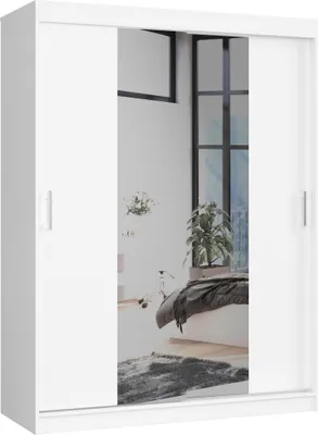 Obrázok produktu pre Akord Posuvná Skriňa Biela 150X60X200 Cm