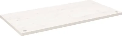 Obrázok produktu pre vidaXL Stolová doska biela 100x60x2,5 cm z masívneho borovicového dreva