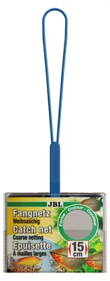 Produktbild von JBL Fangnetz Premium grob schwarz, Maße: 15 x 43 cm