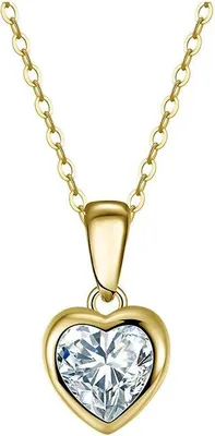 Produktbild von Liora Herz-Zirkonia-Kette aus 925 Silber – Silber