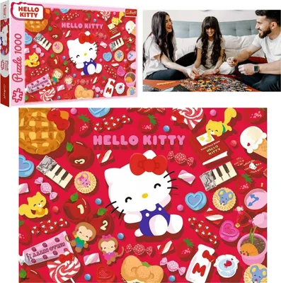 Obrázek produktu pro Hello Kitty Puzzle 1000 prvků, skládačka TREFL