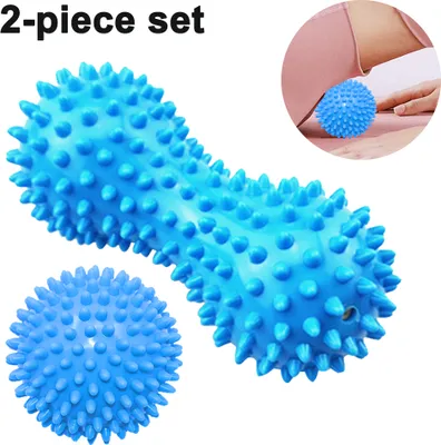 Produktbild von Massagebälle, Igelbälle Set, Massageball Set mit Noppen, Triggerpunkt Massage myofasziale Bälle, Halloween Geschenk, Gymnastikball, Lacrosse Ball, Fitness Noppenball,
