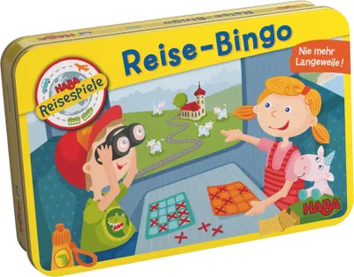 Produktbild von HABA Reise-Bingo, Magnetspiel, Bingospiel, Reisespiel, Spiele, Kinderspiele, 302955