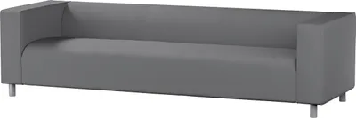 Produktbild von Dekoria Bezug für Klippan 4-Sitzer Sofa, grau, Bezug für Klippan 4-Sitzer