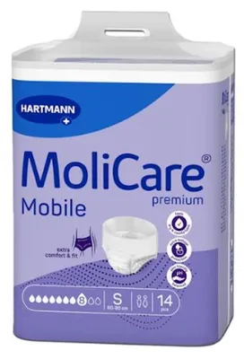 Image de Hartmann MoliCare Mobile 8 gouttes Small - 1 paquet de 14 protections