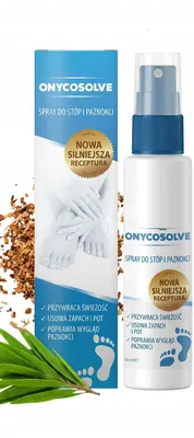 Zdjęcie produktu dla Onycosolve – spray do stóp i paznokci – dezodorant do butów – spray do stóp zapewniający świeżość – spray do butów – 50 ml