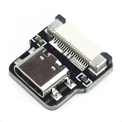 Produktbild von USB 2.0 Typ C Buchse, gerade, für DIY USB Kabel