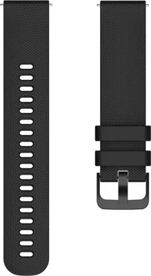 Zdjęcie produktu dla Go Go Gadget – Opaska do smartwatcha – kompatybilna z modelami Garmin Venu, Vivomove, Vivoactive i Forerunner – 42 mm – Silikonowa opaska – Czarna