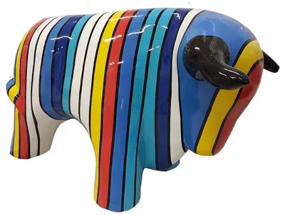 Obrázek produktu pro Abstraktní Deco Figurální socha 40cm Figurální sochy Sochy Buffalo A650