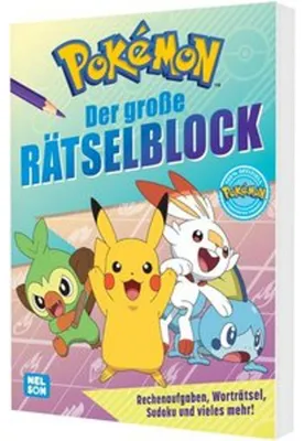 Obrázok produktu pre Pokémon Activity-Buch: Der große Rätselblock