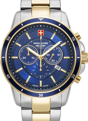 Immagine prodotto di Orologio da uomo Swiss Alpine Military cronografo analogico al quarzo 7089.9145SAM acciaio inossidabile