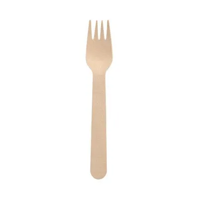 Produktbild von 18x PAPSTAR 10 Gabeln, Holz "pure" 16 cm | Faltschachtel (10 Stück)
