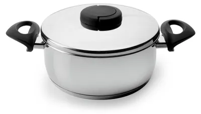 Stahlpfanne 26 cm, antihaftbeschichtet, mit Deckel, 4,5 l