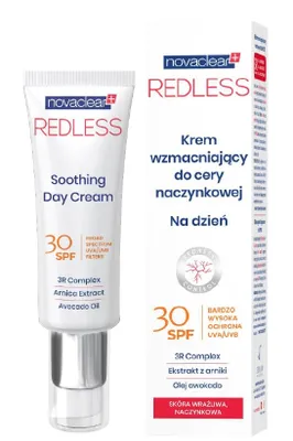 Produktbild von Novaclear Redless Tagescreme SPF 30 für Rötungen - 50 ml - Stärkende Pflege für empfindliche Haut