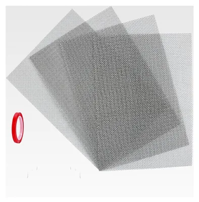 Produktbild von 4 Stück Feinmaschiges Drahtgitter 20 Mesh, 304 Edelstahl Drahtgeflecht für Mäusegitter, Wühlmausgitter, Lüftungsgitter