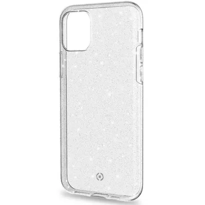 Image de Celly Sparkle coque de protection pour téléphones portables 15,5 cm (6.1") Housse Transparent, Blanc