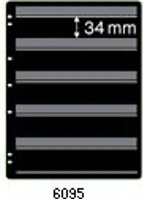 Produktbild von PRINZ Einsteckblätter 6095 Prinz-plus-System 5 Fächer je 34 mm Höhe