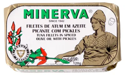 Produktbild von Minerva Thunfisch mit Gemüse in pikantem Olivenöl, 120 g