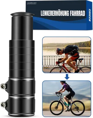 Produktbild von COICER Fahrrad Lenkererhöhung Vorbau Verstellbar Aluminium MTB