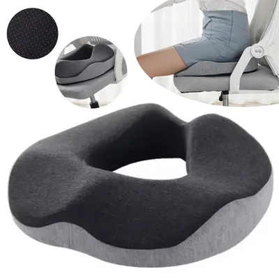 Produktbild von Sitzkissen, Atmungsaktives Donut-Kissen, Ergonomisches Stuhlkissen, Atmungsaktiv, für Zuhause, Büro