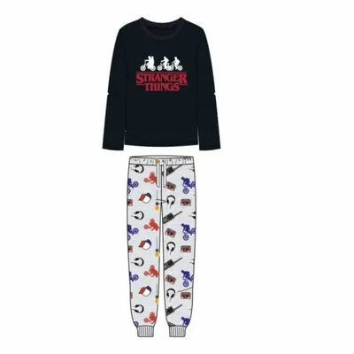 Immagine prodotto di Pigiama grigio nero di Stranger Things - XL