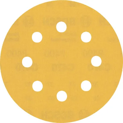 Immagine prodotto di Bosch 5x Expert C470 carta abrasiva a 8 fori per levigatrici rotorbitali 115 mm G 400 - 2608900801