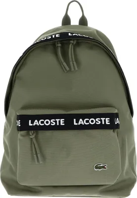 Immagine prodotto di LACOSTE zaino per il tempo libero zaino con scomparto per laptop Neocroc Logo-Backpack Tape Kaki cachi