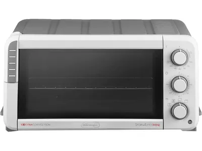 Produktbild von De’Longhi EO 12512.WG, 12 l, Schwarz, Weiß, Freistehend, Drehregler, 600 W, 1 Regale