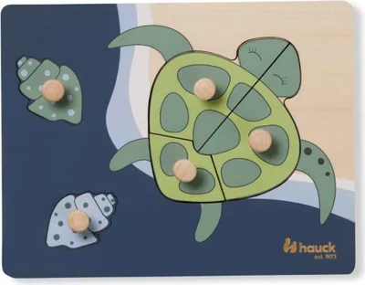 Produktbild von HAUCK Holzbeschichteter Tü rknauf Turtle