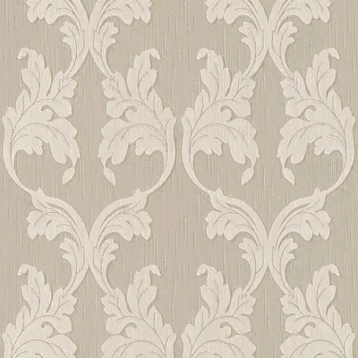 Image de Profhome 956281-GU Papier peint aspect textile mat beige 5,33 m2