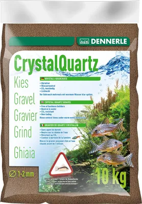 Produktbild von Dennerle Kristall-Quarzkies dunkelbraun, 10 kg