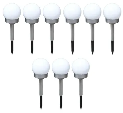Produktbild von 9x LED Solar Stecklampen Kugelform, Durchmesser 10 cm, SOLAR