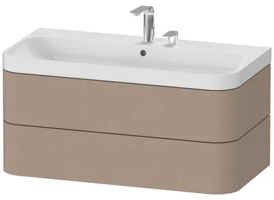 Produktbild von DURAVIT HP4348E7575 WTU m. Happy D.2 Plus, 2 SchK., 2 HL,